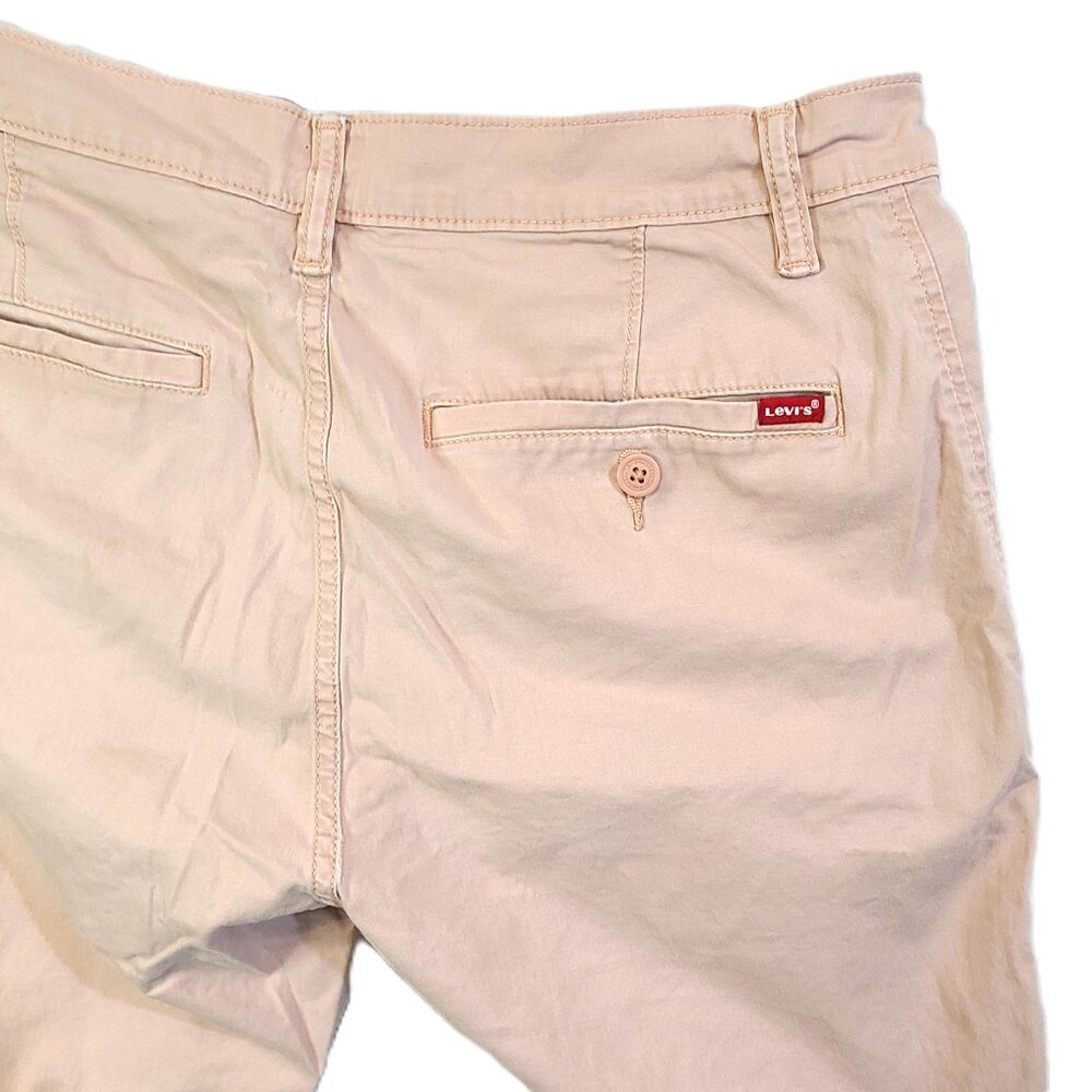 Men's sz 30 Levi's XX Chino Pink 9" Inseam Chino Shorts Bermuda - Picture 11 of 11